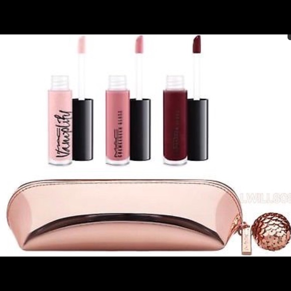 MAC Cosmetics Other - Brand New MAC Snow Ball Mini Lip Gloss Rose Gold